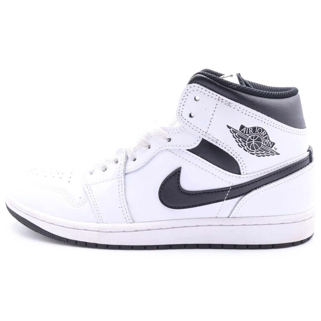 NIKE (ナイキ) Air Jordan 1 Mid Light Smoke Grey 554724-092 エアジョーダン1 ミッド ライトスモークグレー 26.5cm/US8.5 ハイカットスニーカー ホワイト