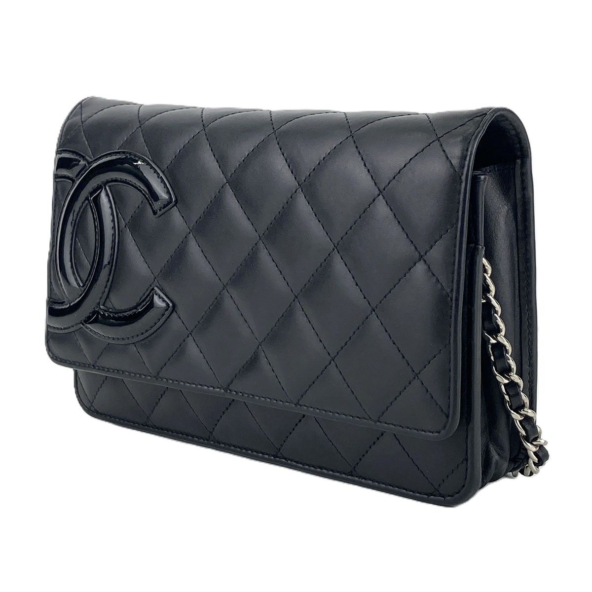 CHANEL シャネル カンボンライン チェーンウォレット 16番台