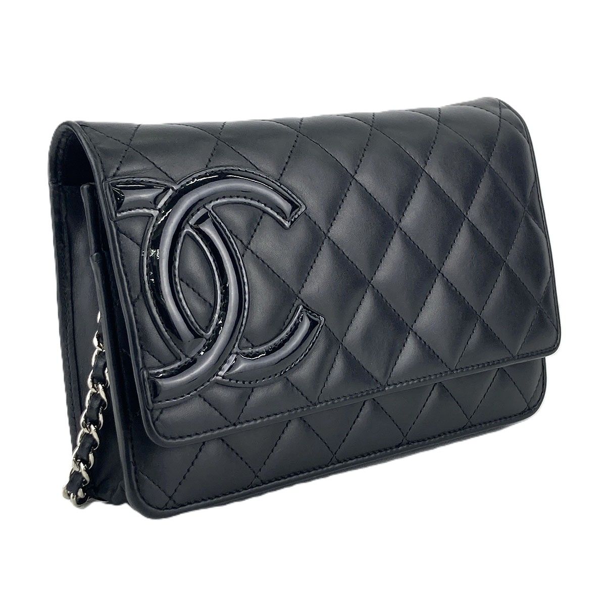 CHANEL シャネル カンボンライン チェーンウォレット 16番台
