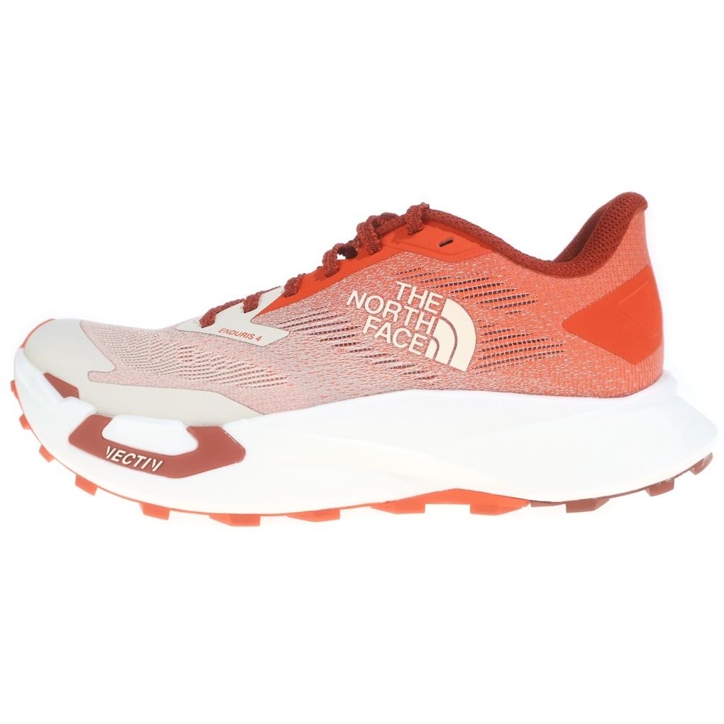 THE NORTH FACE (ザノースフェイス) VECTIV ENDURIS4 ベクティブ メッシュローカットスニーカー ホワイト/レッド US9/27cm NF0A8AEP