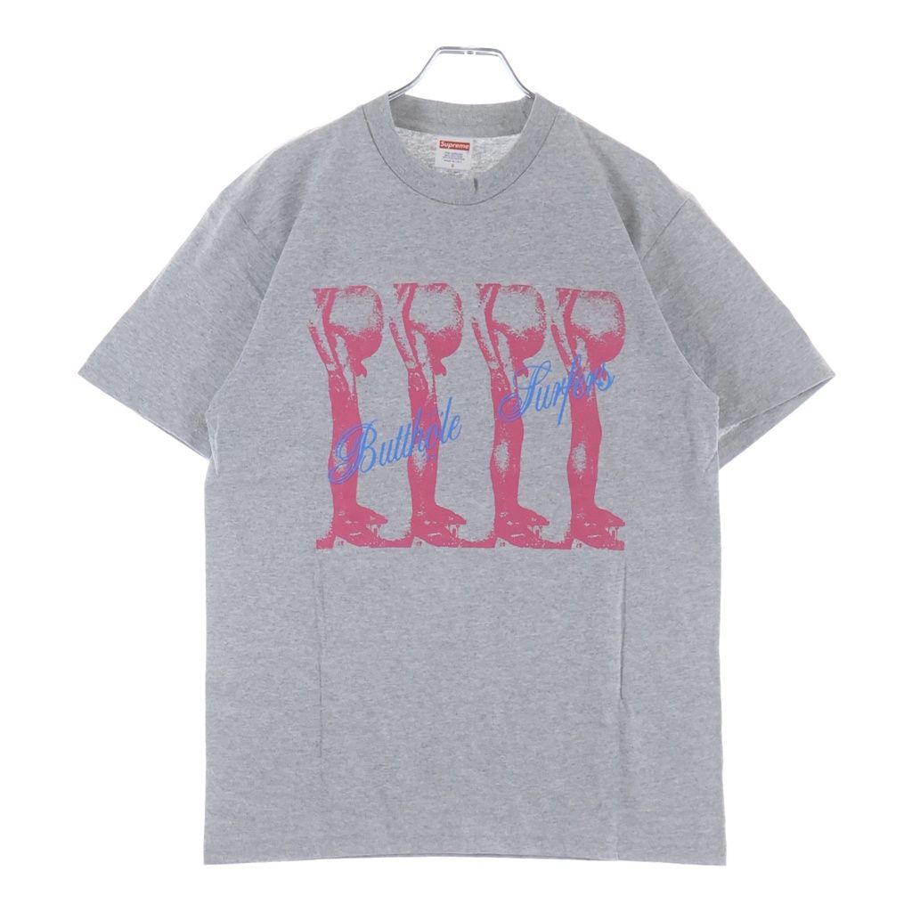 SUPREME (シュプリーム) 21SS Butthole Surfers Tee バットホールサーファーズ プリントロゴ 半袖Tシャツ カットソー グレー