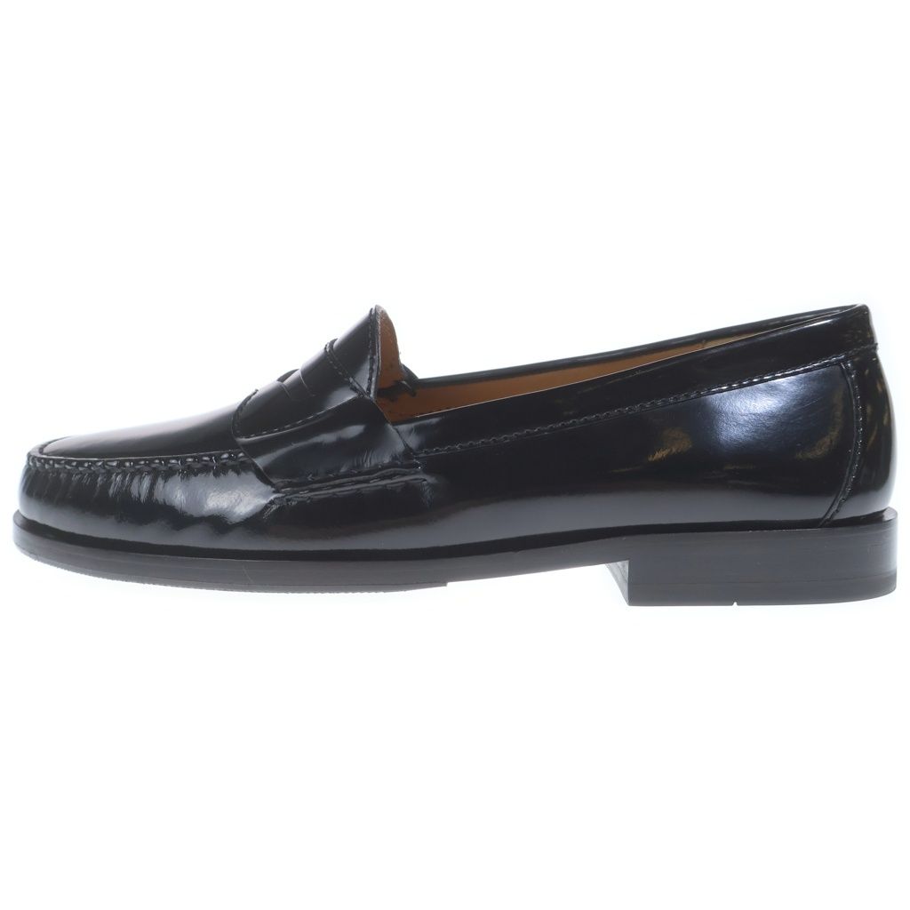COLE HAAN (コール ハーン) PINCH PENNY ピンチ ペニー コイン ガラスレザー 03503 26.5cm/US9D コインローファー ブラック