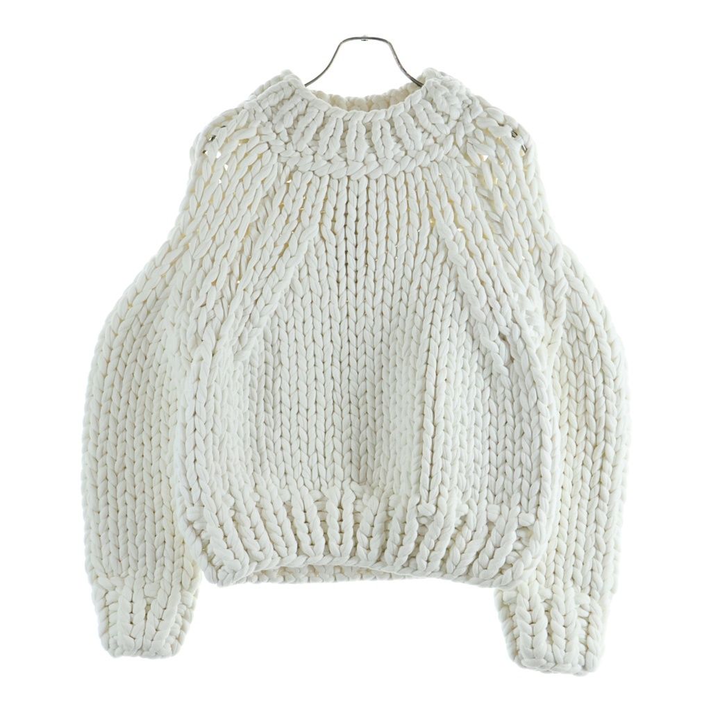 MM6 Maison Margiela (エムエムシックスメゾンマルジェラ) ニットプルオーバー ホワイト #S