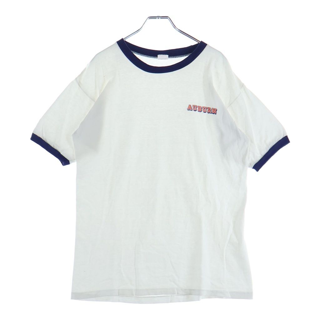 CHAMPION (チャンピオン) 60s ランタグ AUBURN リンガーT ホワイト