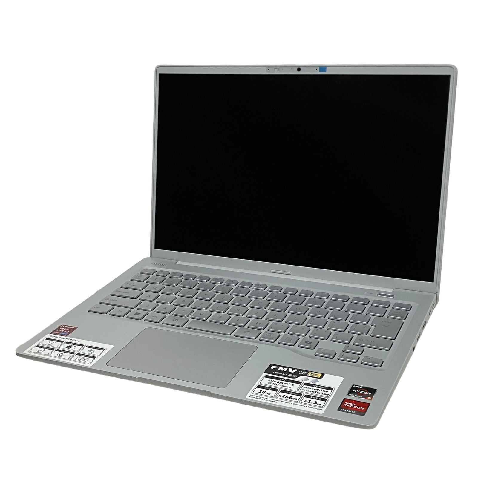FUJITSU LIFEBOOK MH55/J3 FMVM55J3S 14インチ ノート パソコン Ryzen 5 7520U 16GB SSD 256GB win11 中古 良好 M11325808
