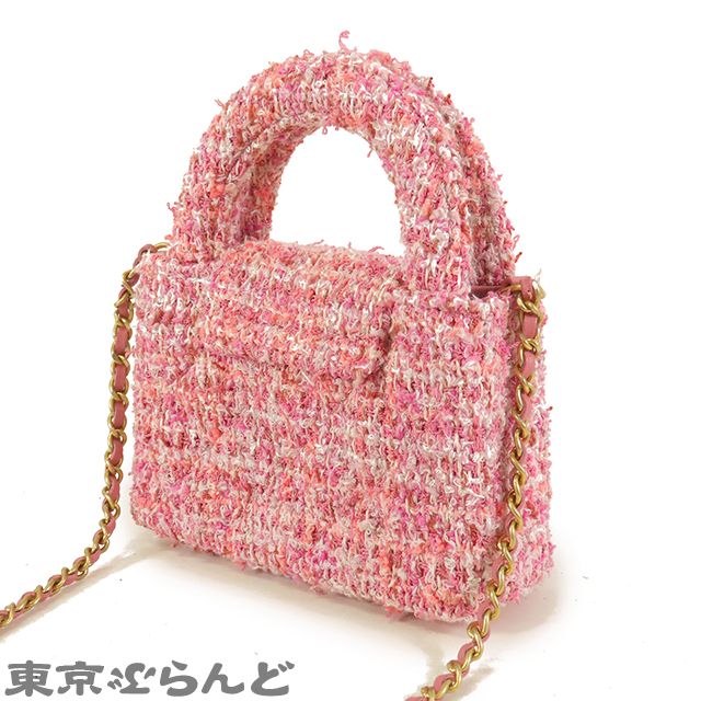 シャネル CHANEL チェーンミニバッグ AP3435 ピンク ゴールド金具
