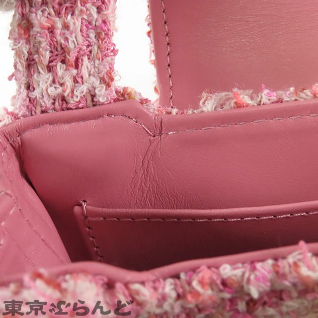 シャネル CHANEL チェーンミニバッグ AP3435 ピンク ゴールド金具