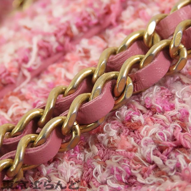 シャネル CHANEL チェーンミニバッグ AP3435 ピンク ゴールド金具