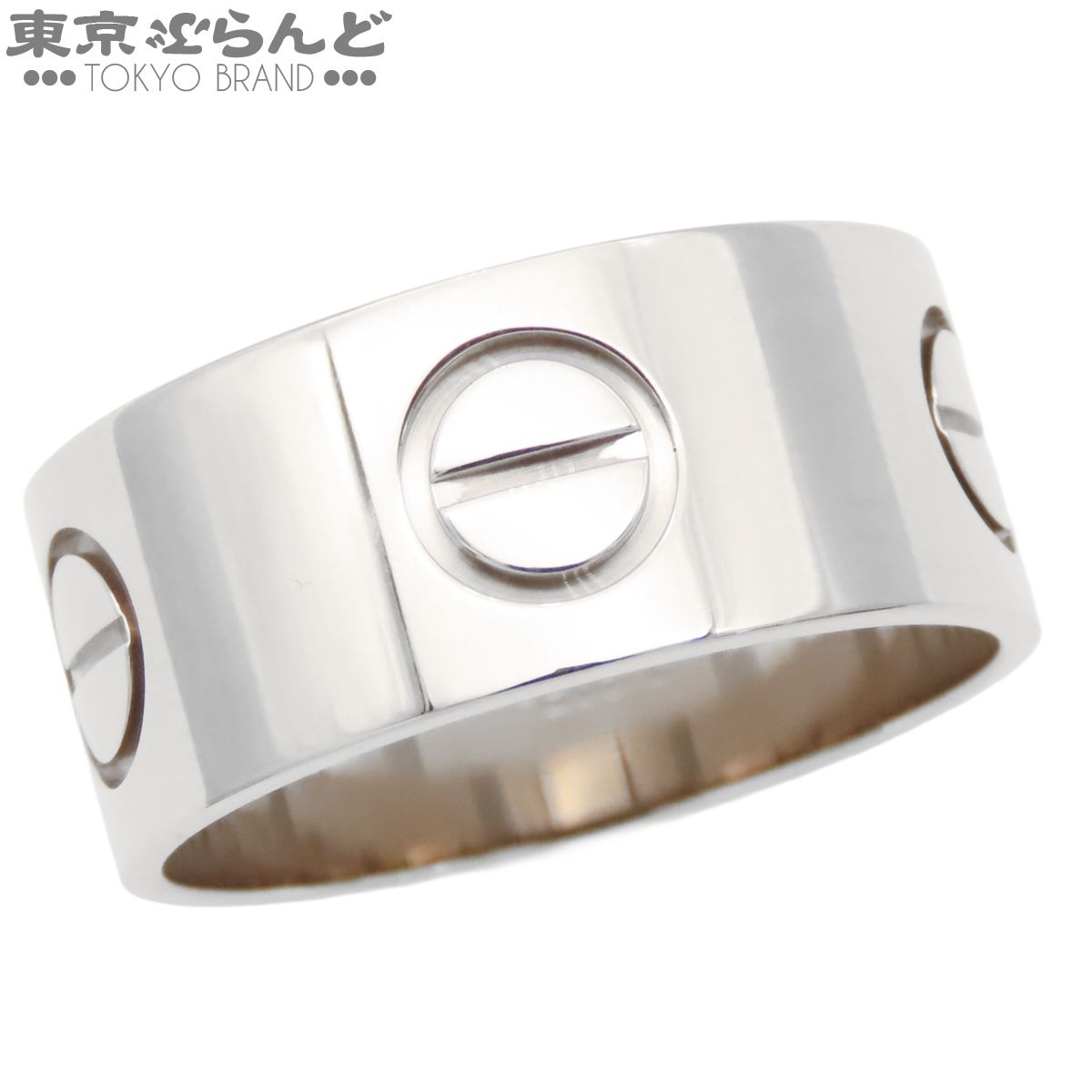 カルティエ CARTIER ラブリング ホワイトゴールド K18WG 約31号相当 72 指輪 メンズ 仕上済 101828395
