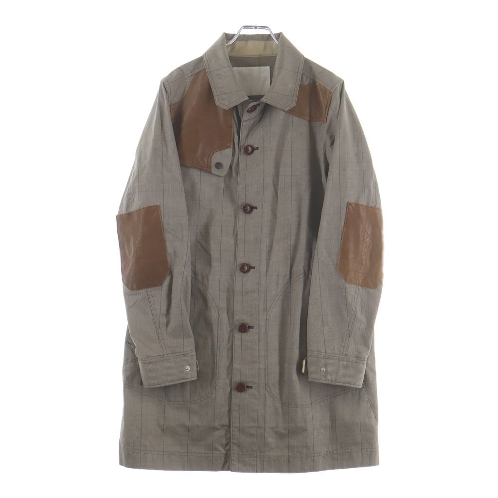 新品 White Mountaineering 24AW グレンチェック コート White Mountaineering (ホワイトマウンテニアリング) 12SS レザー