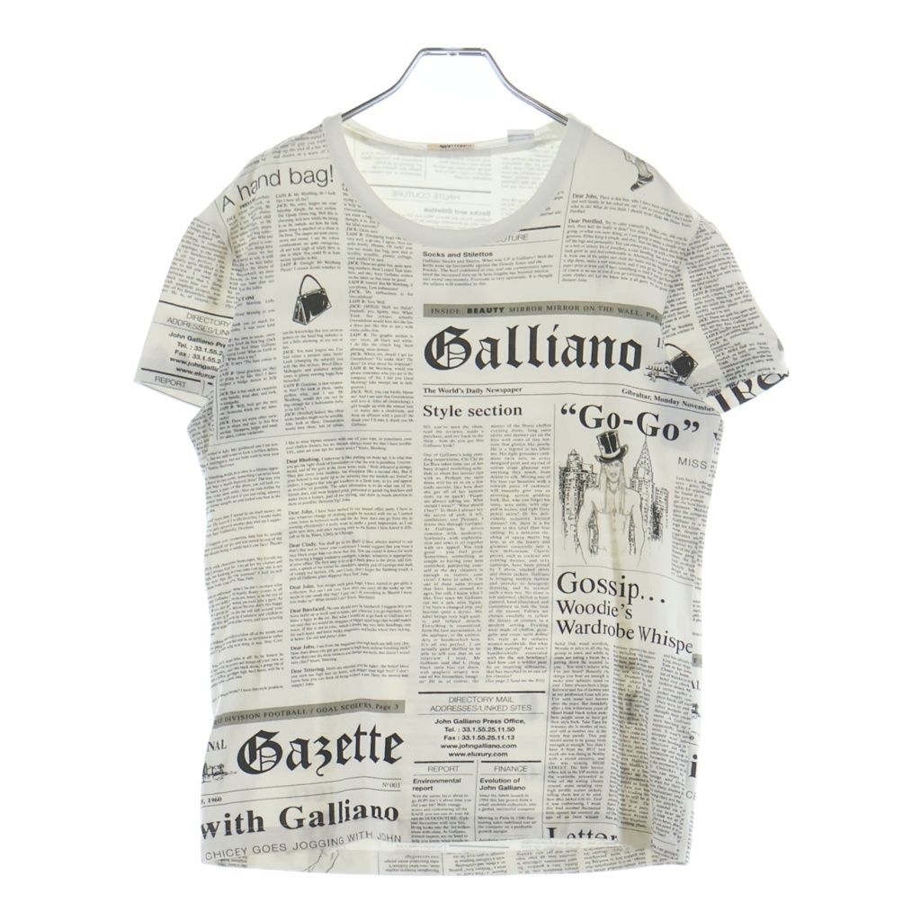 John Galliano (ジョン ガリアーノ) ニュースペーパープリント