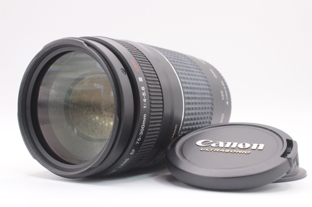 ★良品★ キヤノン CANON EF 75-300mm F4-5.6 III USM #2497@a YU4923