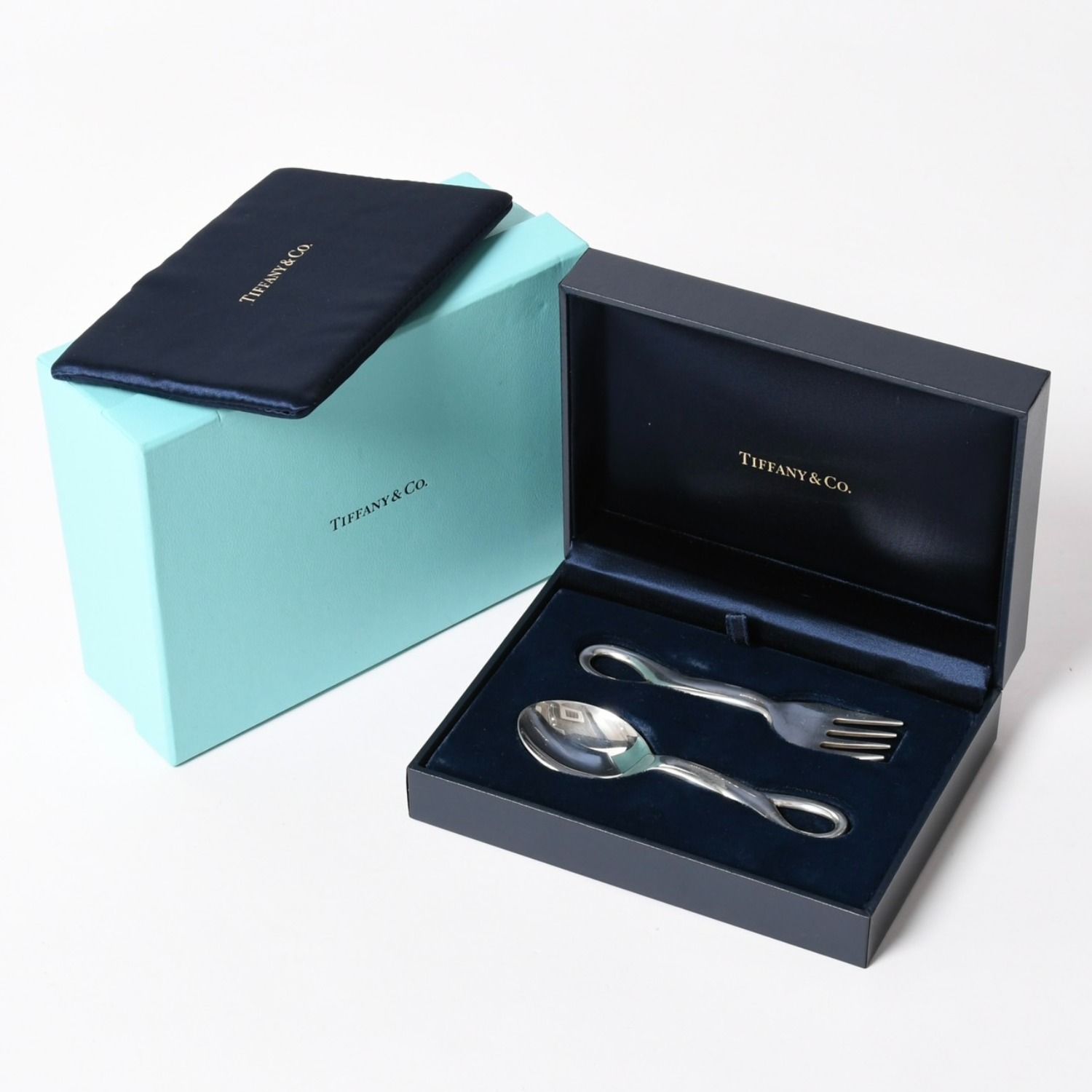TIFFANY & Co. ティファニー スプーン フォーク 2点セット シルバー