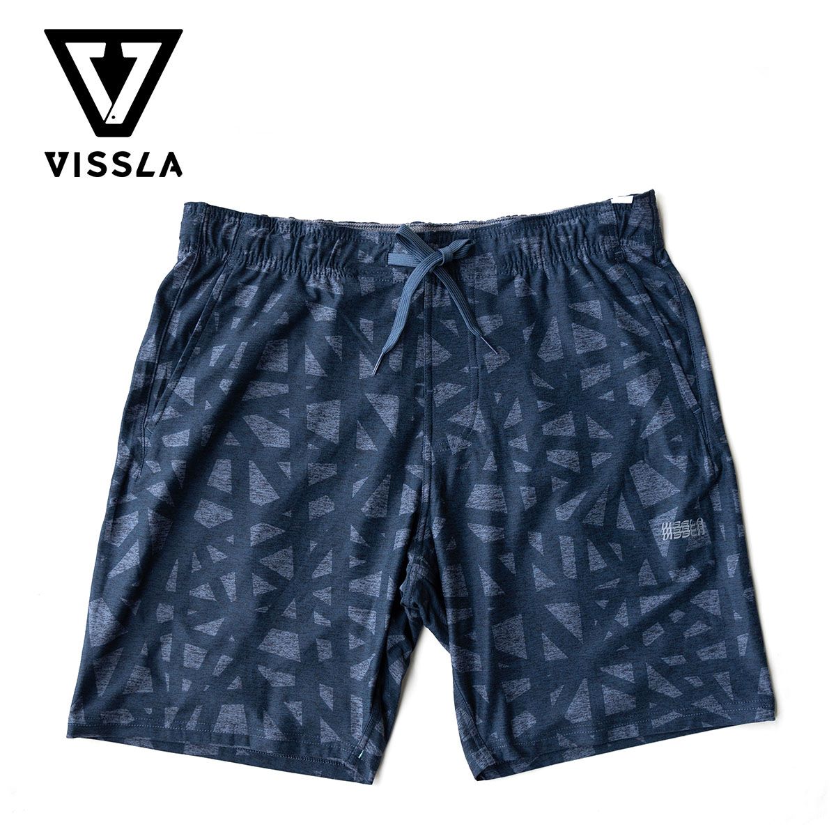 ヴィスラ ショートパンツ メンズ コンプライト エコ 18”エラ スティックウォークショーツ VISSLA COMP LITE ECO 18”ELASTIC WALKSHORT DKN ネイビー ビーチ カジュアル サーフ m2044col2401 正規品