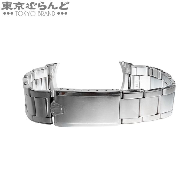 ロレックス ROLEX 純正 エクステンション リベットブレス 6636 FF58 シルバー SS ストレッチリベット 腕時計ベルト メンズ 101833408