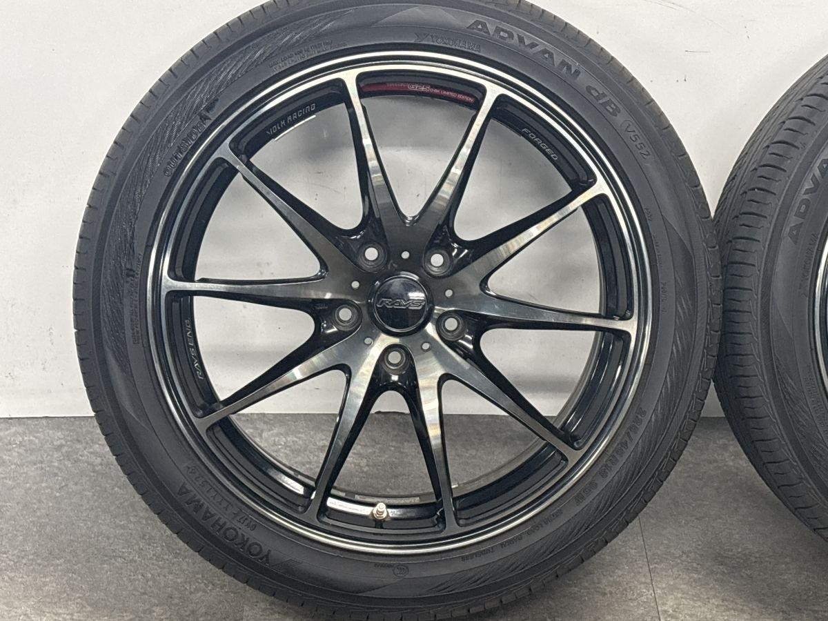 人気商品】RAYS ボルクレーシング G25 18in 7.5J +48 PCD114.3 