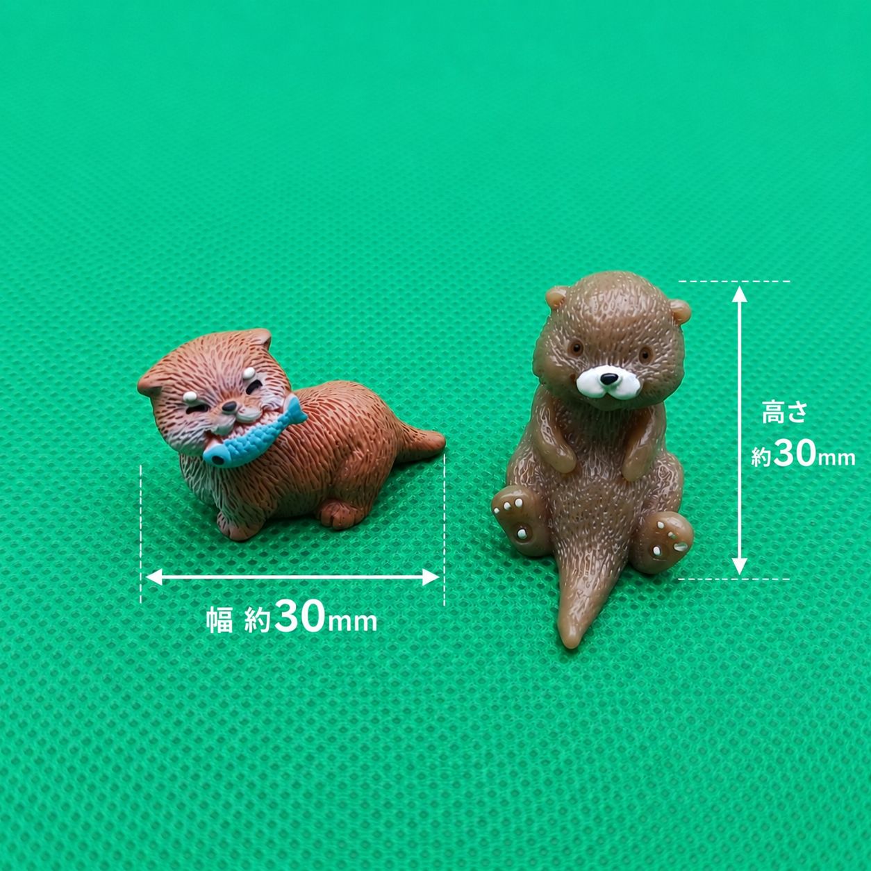 新品未使用・6体セット】いたずら動物セット リス カワウソ 子犬 