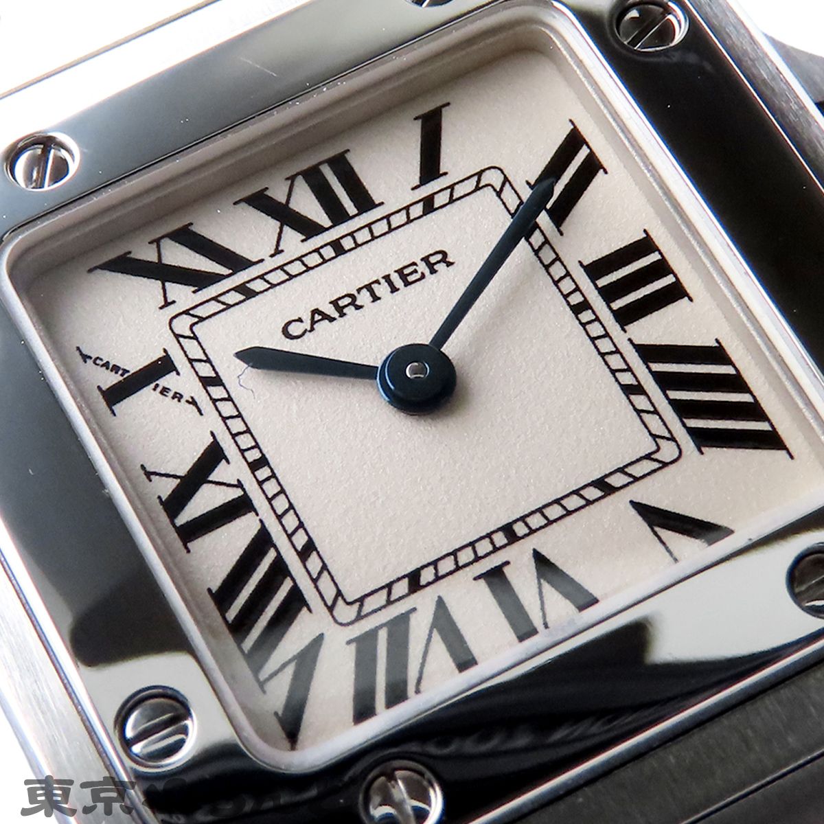 カルティエ CARTIER サントスガルベSM W20056D6 アイボリー SS