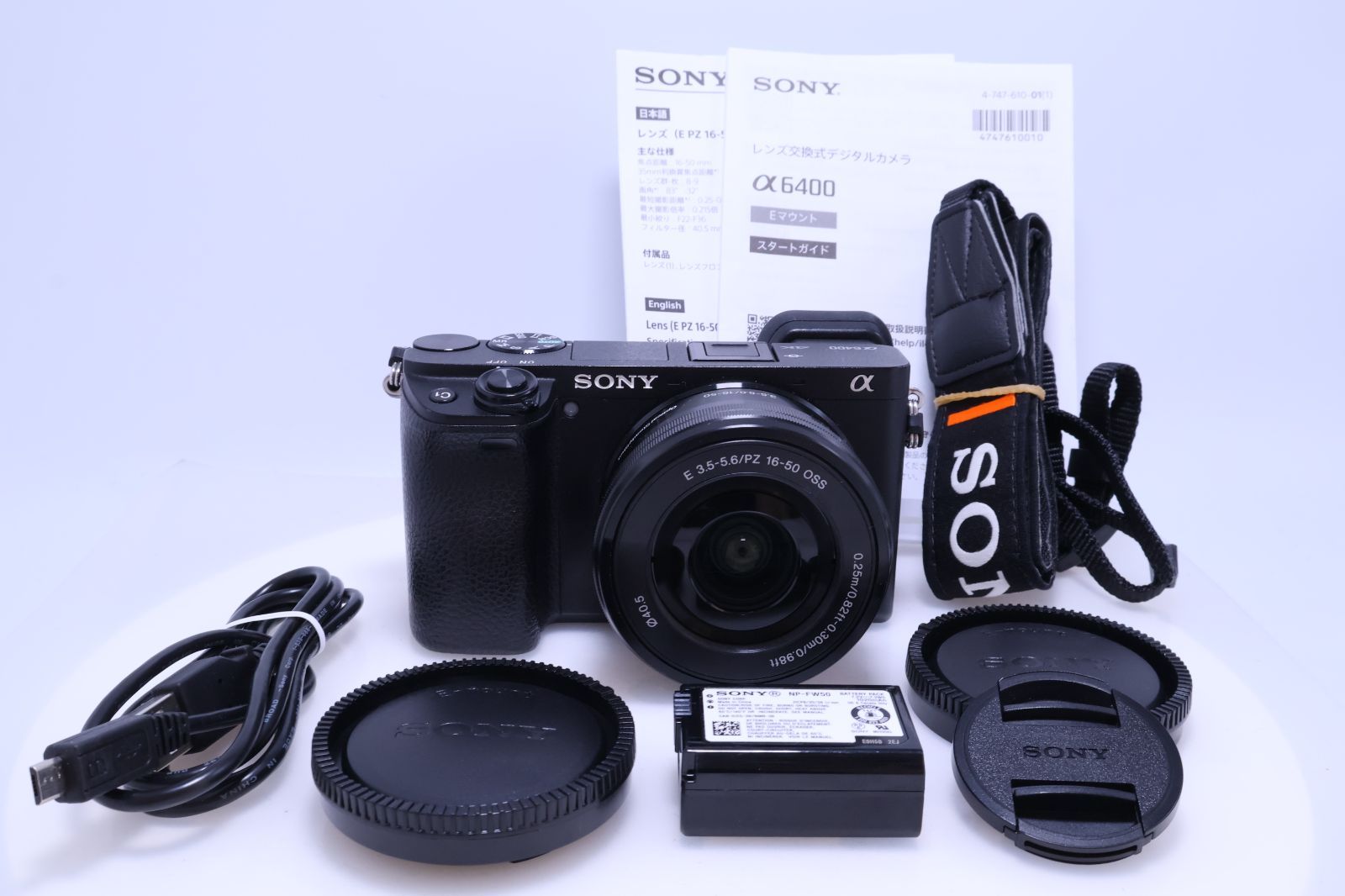 美品】SONY α6400 パワーズームレンズキット(同梱レンズ:SELP1650