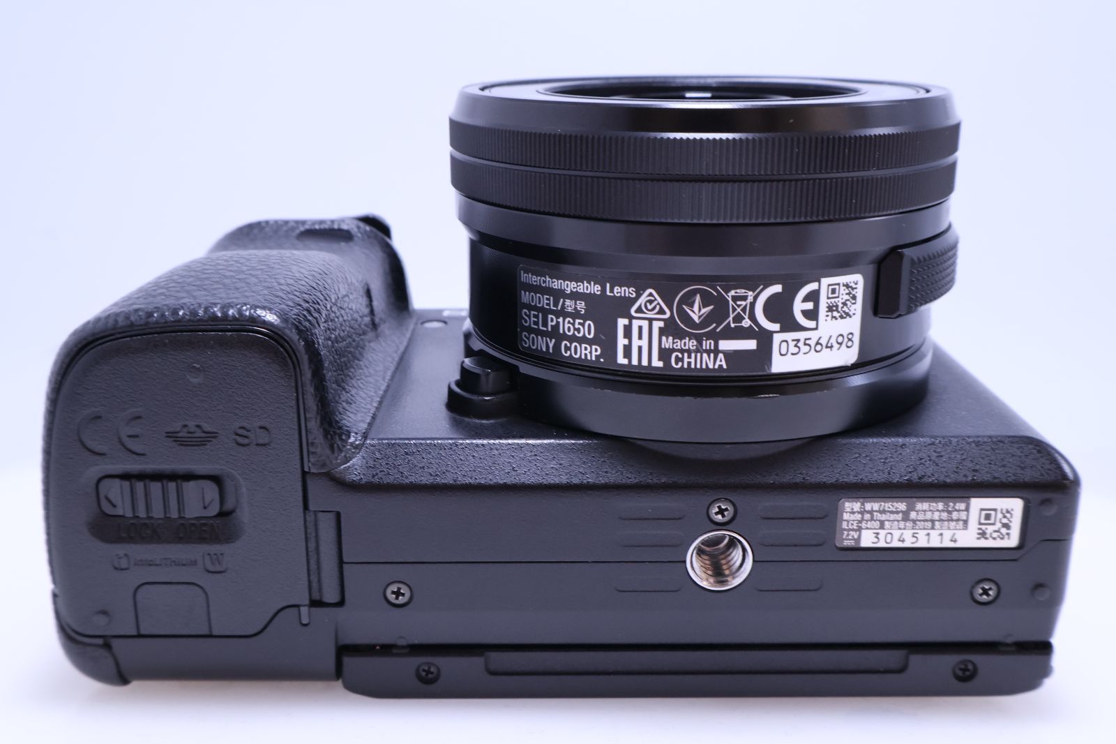 美品】SONY α6400 パワーズームレンズキット(同梱レンズ:SELP1650