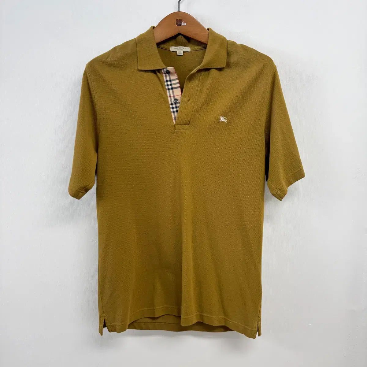 バーバリー ロンドン ノヴァチェック 半袖 カラーTシャツ S 正規品 ゴーイビト 鑑定完了 JS62
