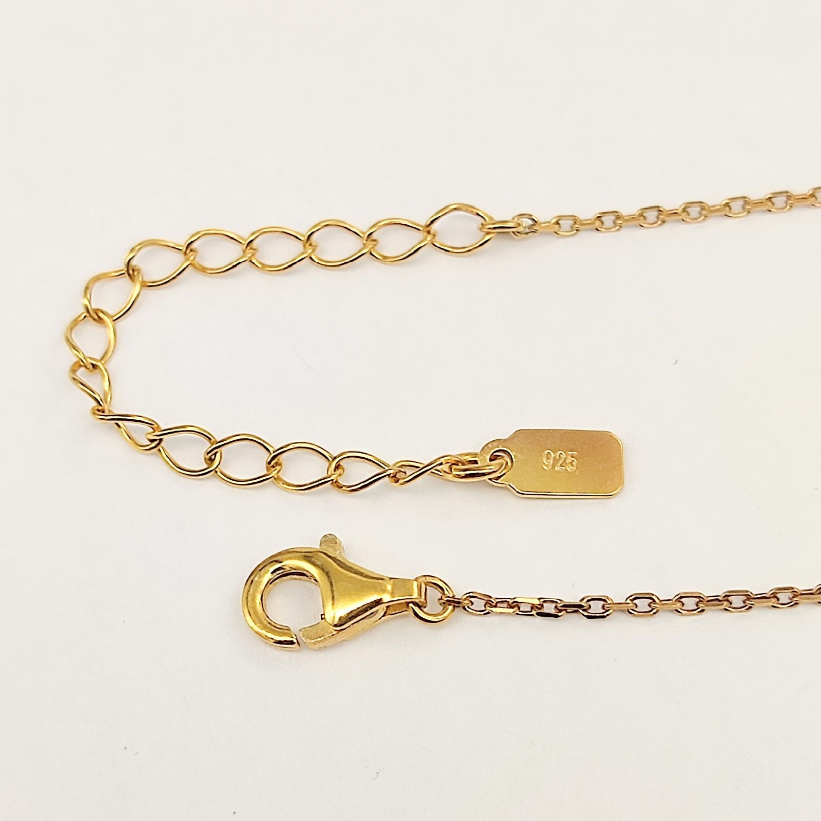 美品】ete エテ キュービックジルコニアネックレス ゴールドカラー