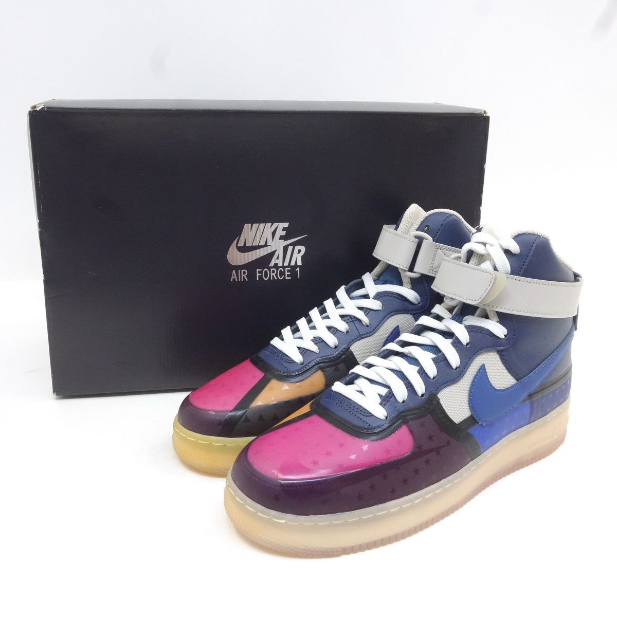 【未使用】NIKE ナイキ AIR FORCE 1 HIGH 07 PREMIUM エアフォース DV1015-437 US9.5 27.5cm 箱有