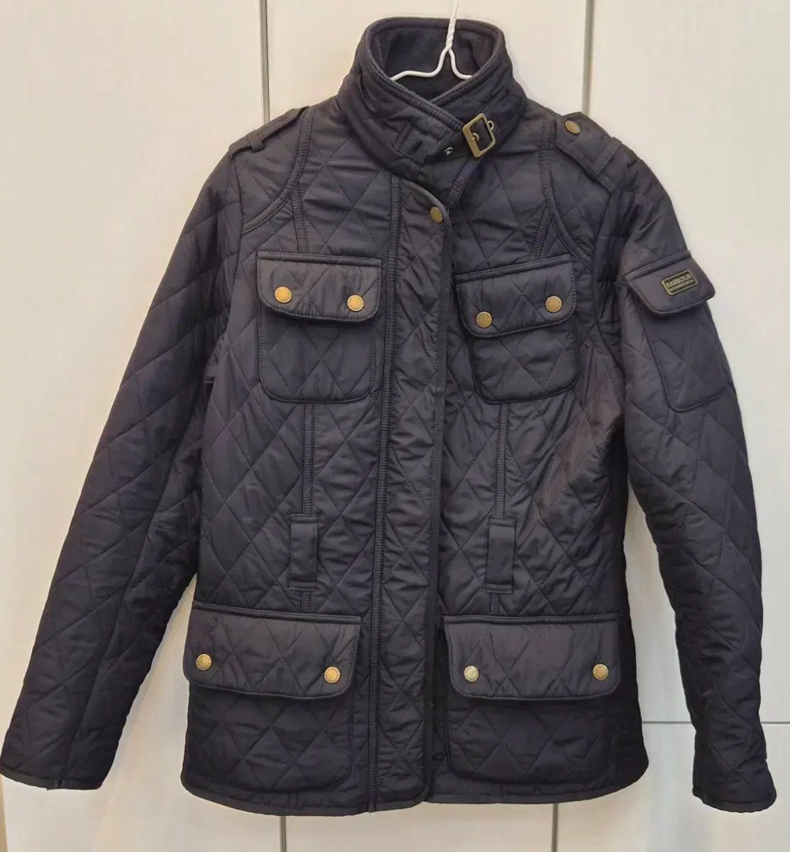 BARBOUR INTERNATIONAL キルティング ジャケット ネイビー UK10