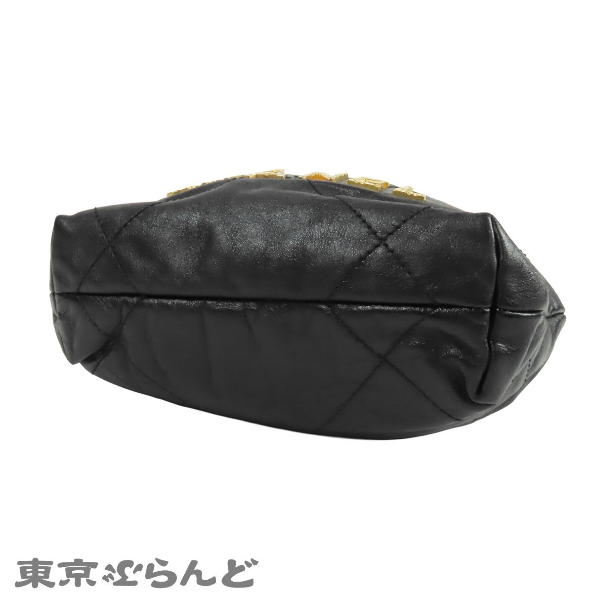 シャネル CHANEL シャネル22 AS3980 ブラック 黒 シャイニーカーフスキン ミニバッグ2WAYハンドバッグ パールチェーン ショルダーバッグ レディース サンプル品 101853295