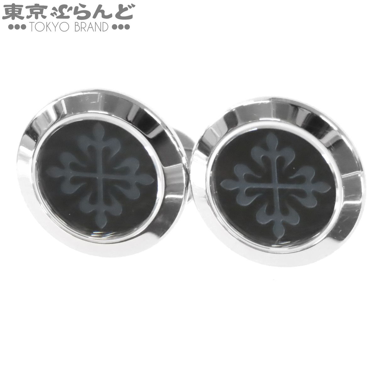 パテックフィリップ PATEK PHILIPPE カラトラバ カフリンクス ホワイトゴールド K18WG カフス メンズ 101858962
