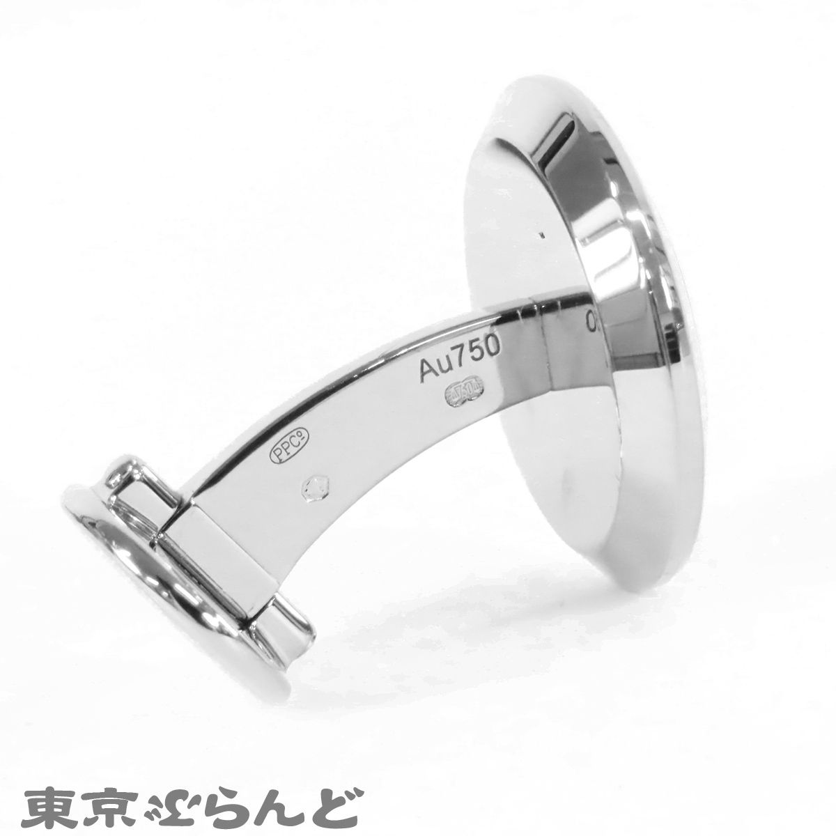 パテックフィリップ PATEK PHILIPPE カラトラバ カフリンクス ホワイト