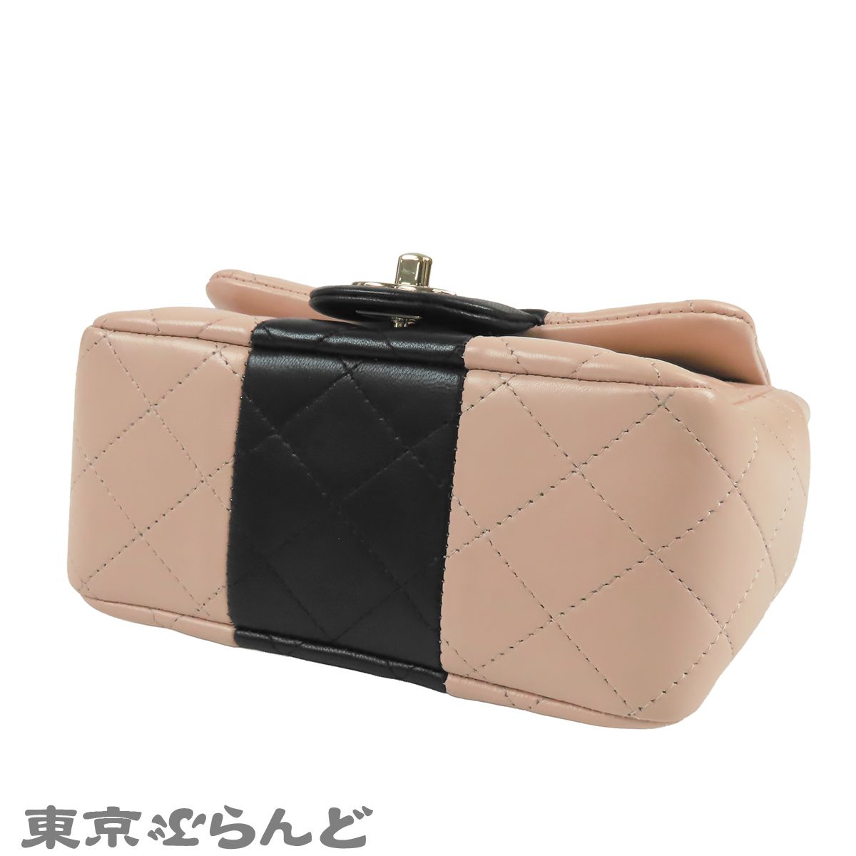 シャネル CHANEL チェーンショルダーバッグ A35200 ピンクxブラック