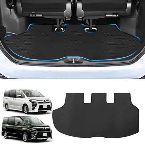 R◆新型 ヴォクシー ノア 80系 前期 後期 車種専用 ラゲッジマット VOXY NOAH 80 専用 2Dトランクマット PVC素材 カーゴマット 滑り止め 巻け収納 保護マット 防水 耐汚れ 耐摩擦 ラゲッジトレイ 取付簡単 カスタム 内装パーツ