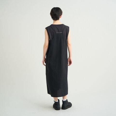 NANGA ナンガ DotAir CAMISOLE DRESS ドットエア キャミソールドレス N2501-1Z304B レディース ワンピース ロング丈 吸汗速乾 撥水 軽量｜ノースリーブ