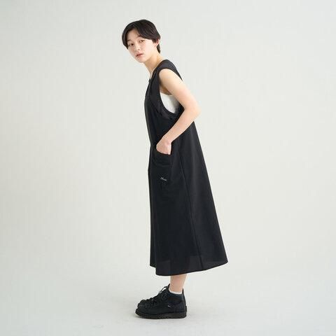 NANGA ナンガ DotAir CAMISOLE DRESS ドットエア キャミソールドレス N2501-1Z304B レディース ワンピース ロング丈 吸汗速乾 撥水 軽量｜ノースリーブ