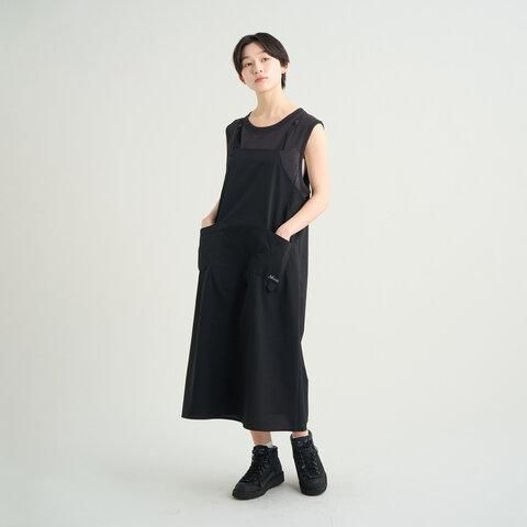 NANGA ナンガ DotAir CAMISOLE DRESS ドットエア キャミソールドレス N2501-1Z304B レディース ワンピース ロング丈 吸汗速乾 撥水 軽量｜ノースリーブ