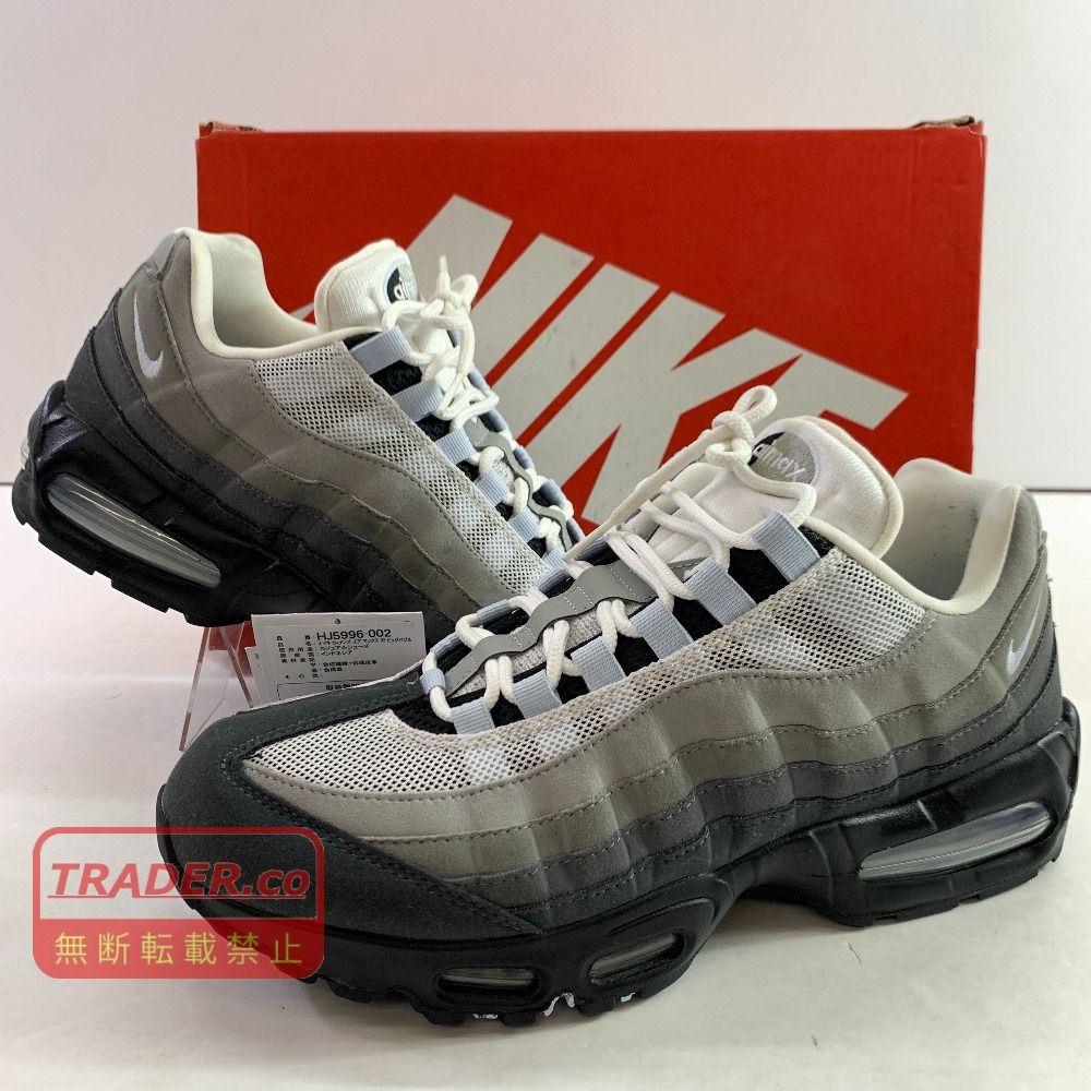 04w7200▽※【中古】Nike Women's Air Max 95 OG Big Bubble Blue Tint HJ5996-002 ナイキ ウィメンズ エアマックス95 OG ビッグバブル ブルーティント 29cm【八王子店】