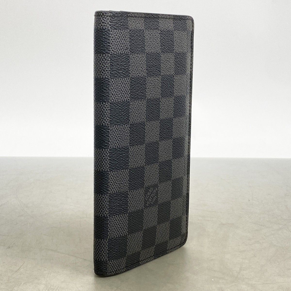 【6fb2470】ルイヴィトン 長財布 ダミエ・グラフィット ポルトフォイユブラザ N62665 ブラック グレー【中古】メンズ