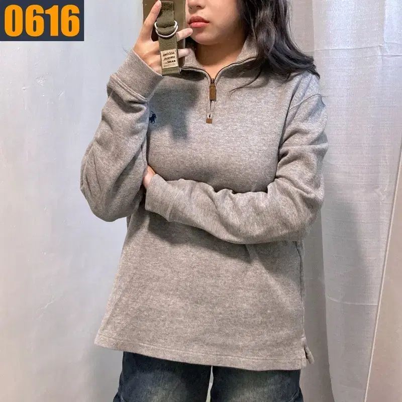 95 POLO ポロ ラルフローレン ハーフジップ スウェット Tシャツ