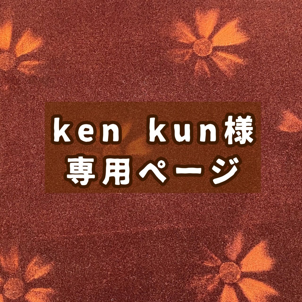 ken kun様専用ページ