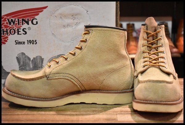 8.5E 箱付 良品 08年】レッドウィング 8173 スエード アイリッシュ