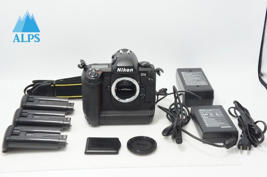 Nikon ニコン D1H ボディ デジタル一眼レフ クイックチャージャーMH-16 ACアダプタ EH-4 バッテリー EN-4付 260615n