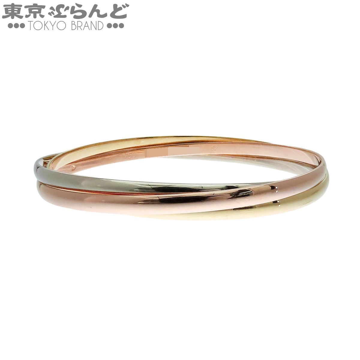カルティエ CARTIER トリニティブレスレット スリーカラーゴールド 