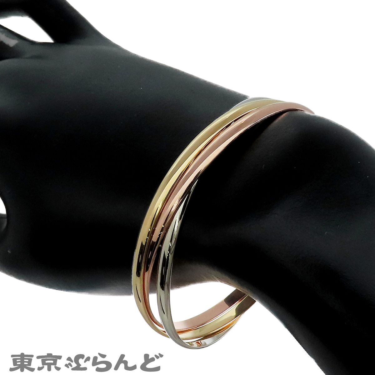 カルティエ CARTIER トリニティブレスレット スリーカラーゴールド