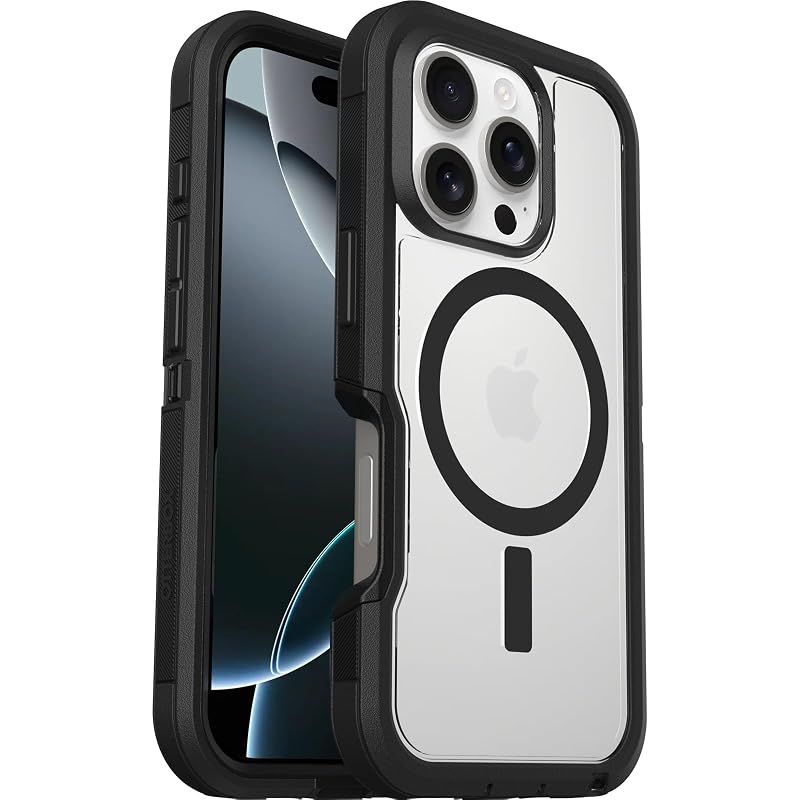 【新品】 【OtterBox】全米No1ブランド 軍事規格の7倍の強度 iPhone 16 Pro用 耐衝撃 衝撃吸収 米軍MIL規格 Magsafe対応ケース Defender XT ダークサイド 【国内正規品】 〔オッターボックス〕