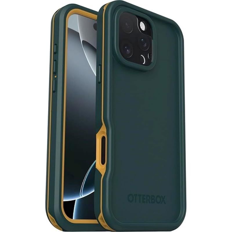 【新品】 【OtterBox】全米No1ブランド 軍事規格の5倍の強度 iPhone 16 Pro Max用 360度全面保護 防水 耐衝撃 衝撃吸収 米軍MIL規格 Magsafe対応ケース セージブラッシュ - Fre Green 【国内正規品】 〔オッタ