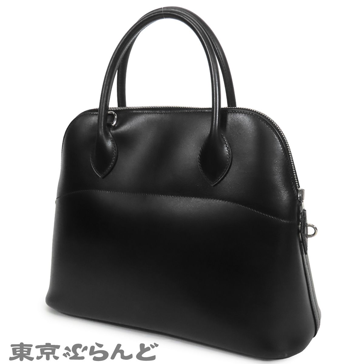 エルメス HERMES ボリード 31 ブラック 黒 シルバー金具 ボックスカーフ 2WAY ハンドバッグ ショルダーバッグ レディース 101870074