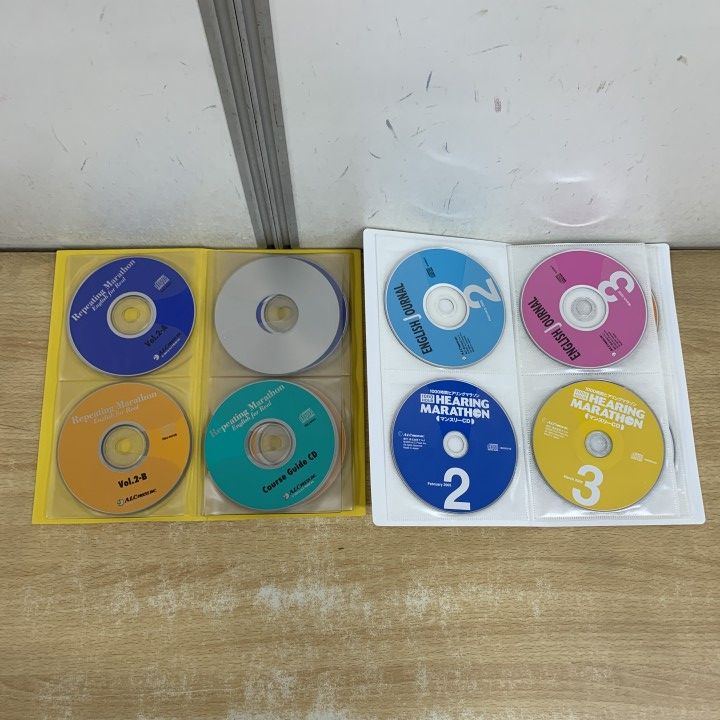 △01)【1点限り!】アルク 英語教材CD 2点 計36枚セット/1000時間