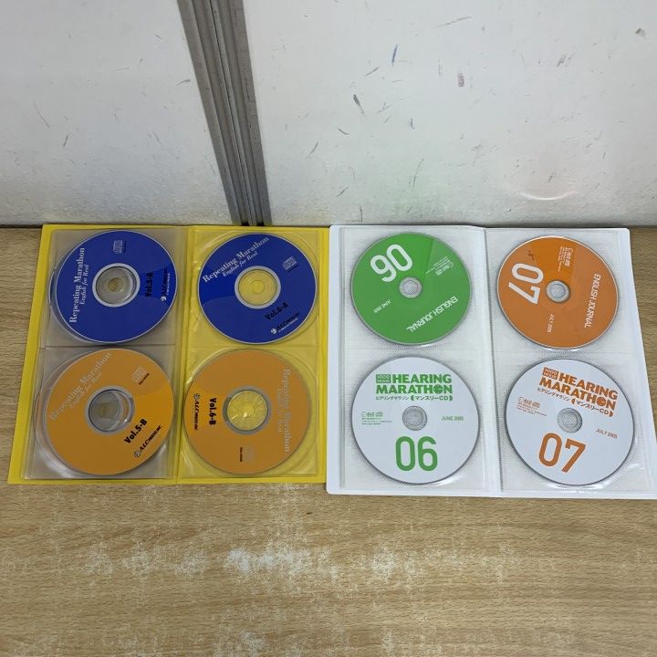 △01)【1点限り!】アルク 英語教材CD 2点 計36枚セット/1000時間