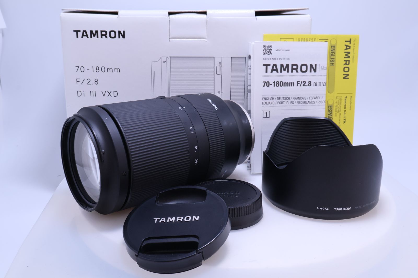 美品】TAMRON 70-180mm F/2.8 Di III VXD ソニーEマウント用 (A056SF